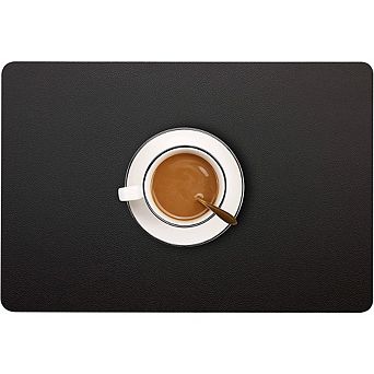 Leather Placemats Waterproof Heat Resistant Wipeable Table Mats Set of 4