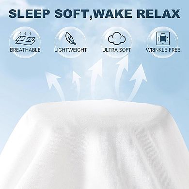 Twin Flat Sheets Only, 1 Pack Soft Brushed Microfiber Bedding Sheets for Hotel, Massage, Home