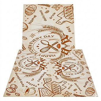 Farmhouse Kitchen Rug Set Non Slip Runner Floor Mats Laundry Hallway Decor