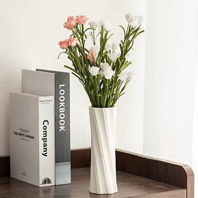 Ceramic Vase 8 Inches Classic Style Home Decor Fireplace Bedroom Office
