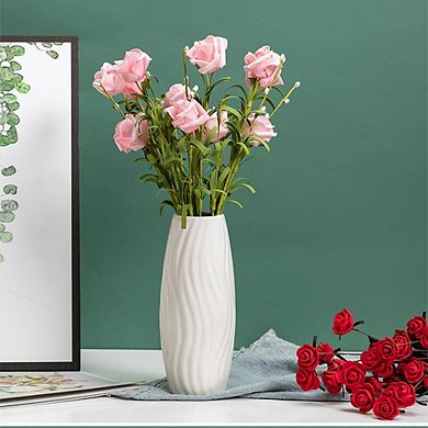Ceramic Vase 8 Inches Classic Style Home Decor Fireplace Bedroom Office