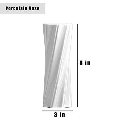 Ceramic Vase 8 Inches Classic Style Home Decor Fireplace Bedroom Office