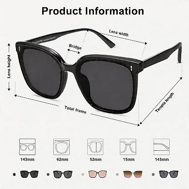 Kaelin Home Sunglasses for Women Men Vintage Style Shades