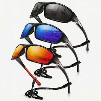 Kaelin Home 3 Pack Polarized Sports Sunglasses