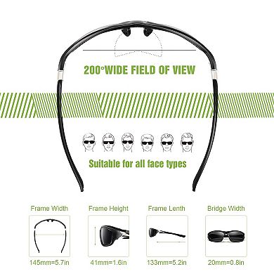 Kaelin Home 3 Pack Polarized Sports Sunglasses