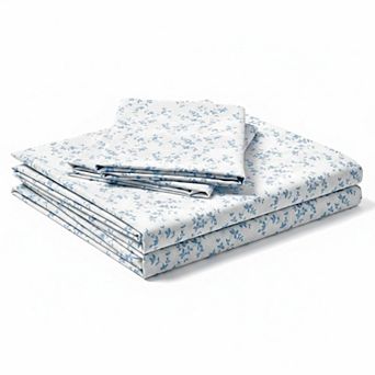 Floral Bed Sheets Ultra Soft Brushed Microfiber Deep Pockets Hotel Luxury 4 pc Flower Printed