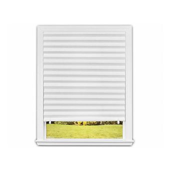 No Tools Light Filtering Pleated Paper Shade 36" W x 72" L 6 Pack