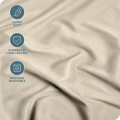 2-Pack Fitted Bottom Sheets Twin XL,Premium 1800 Ultra-Soft Wrinkle Resistant Microfiber,Deep Pocket