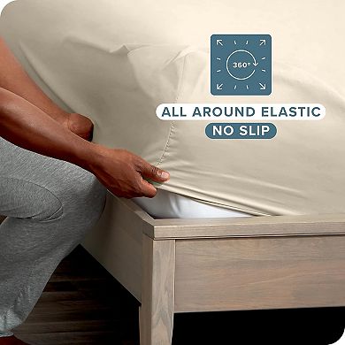 2-Pack Fitted Bottom Sheets Twin XL,Premium 1800 Ultra-Soft Wrinkle Resistant Microfiber,Deep Pocket