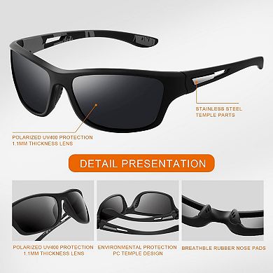 Kaelin Home Polarized Sports Sunglasses