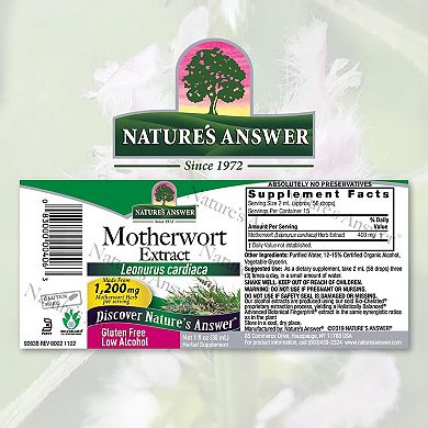 Nature's Answer - Motherwort Herb - 1 fl oz