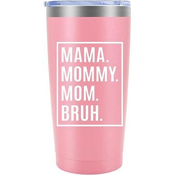 Mom 20oz Pink Stainless Steel Tumbler Gift, Mother’s Day Birthday Christmas Cup