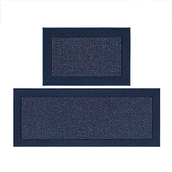 BOGASYL 2 pc Non Slip Kitchen Rug Set