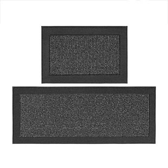 BOGASYL 2 pc Non Slip Kitchen Rug Set