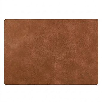 Vinyl Faux Leather Placemats Set, Waterproof Heat-Resistant Table Mats
