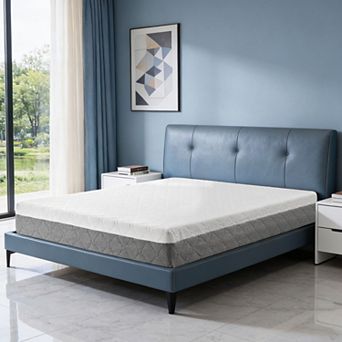 Opoiar 14" Firm Memory Foam Mattress, Cooling, Zoned Support, Washable Cover