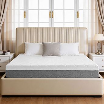Opoiar 10" Firm Memory Foam Mattress, Cooling, Zoned Support, Washable Cover
