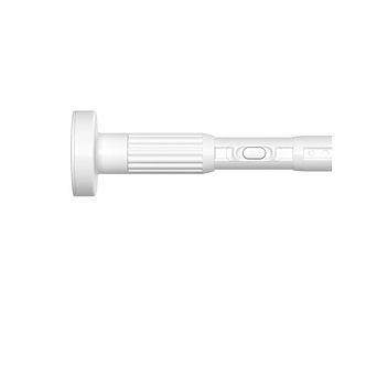 White Tension Curtain Rods 41-146 in Extra Long Outdoor Patio Curtain Rods  Rod Diameter 1.26In