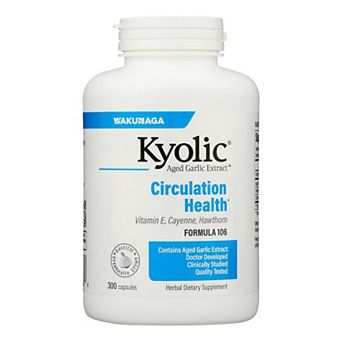 Kyolic - Aged Garlic Extract Circulation Formula 106 - 300 Capsules
