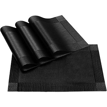 Dining Table Placemats Set of 4, Non-Slip Heat-Resistant Durable Mats