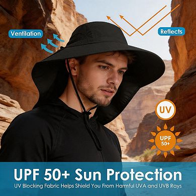 Kaelin Home Ponytail Sun Bucket Hats