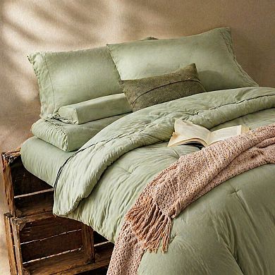 7 Pieces Bed in a Bag Comforter Set Soft Microfiber All Season Bedding