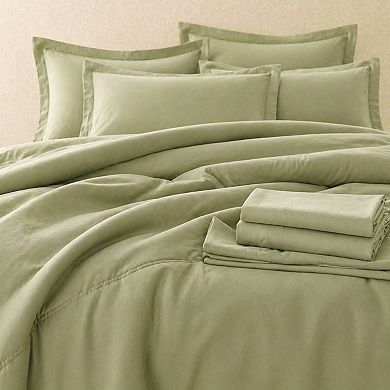 7 Pieces Bed in a Bag Comforter Set Soft Microfiber All Season Bedding