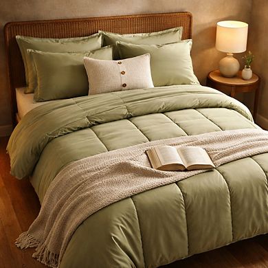 7 Pieces Bed in a Bag Comforter Set Soft Microfiber All Season Bedding