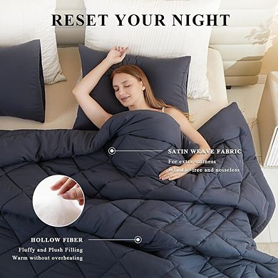 Extra-Large Down Alternative Comforter, Soft Lightweight All-Season Duvet Insert with Corner Tabs
