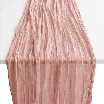 2 Pack Cheesecloth Table Runner, Boho Gauze, Sheer Party Decor