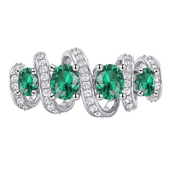 MASTERPIECE Sterling Silver Gemstone Ring