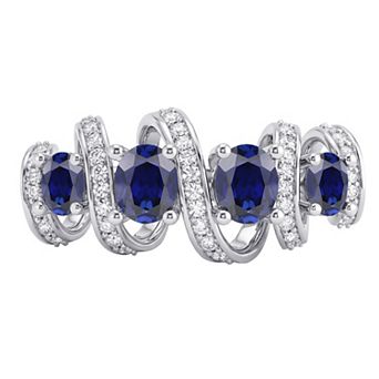 MASTERPIECE Sterling Silver Gemstone Ring