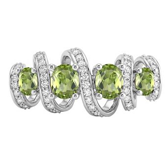 MASTERPIECE Sterling Silver Gemstone Ring