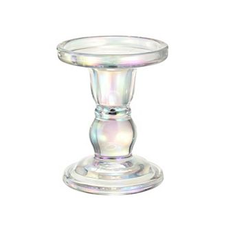 4.33" Height Glass Candle Holders for Column Candles