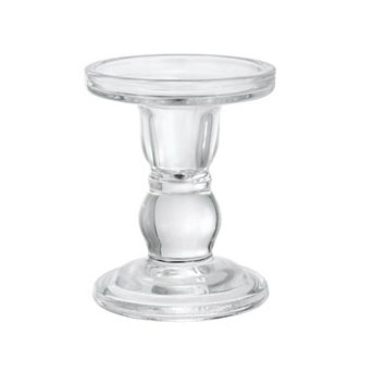 4.33" Height Glass Candle Holders for Column Candles
