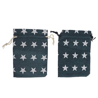 Five-pointed Star Print Drawstring Bag 2 pc