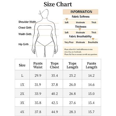 Women's Plus Size 2 Pcs Swimsuit Sets Push Up Tummy Control Shirring Drawstring Swimwear with Bottom