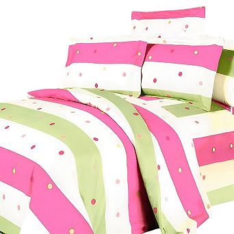 Mega Cotton Bedding Set Comforter Sheets Pillow Sham Duvet Cover Coordinated Bedroom Setup