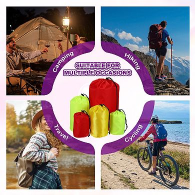 7.5 x 12.6" 1Pc Stuff Sack, Ditty Bags Storage Sacks Drawstring Dry Stuff Bag Gear
