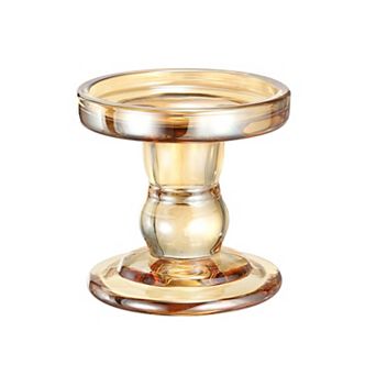3.35" Height Glass Candle Holders for Column Candles