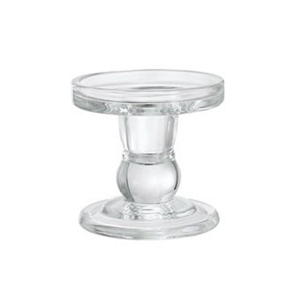 3.35" Height Glass Candle Holders for Column Candles