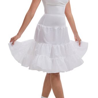 Women's Crinoline Prom Evening Wedding Dress Petticoats Underskirt Half Slips 60cm