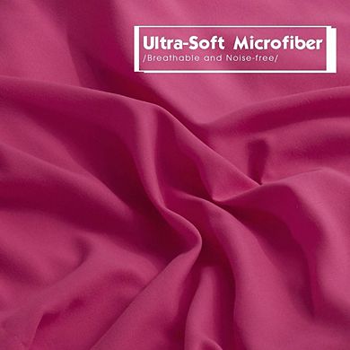 Reversible Down Alternative Comforter Set, Quilted Soft All-Season Bedding with Corner Tabs