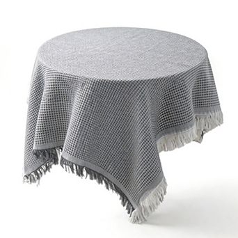 Tablecloths with Tassel, Waffle Table Cover, Waffle Table Cover 45.28"x33.46"