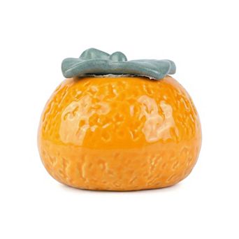 Ceramic Decorative Jar with Airtight Lid Halloween Canister 2.8"Lx2.8"Wx2.2"H