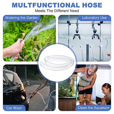 1Pc Clear Hose, Flexible Plastic Water Pipe Lightweight Vinyl Hose