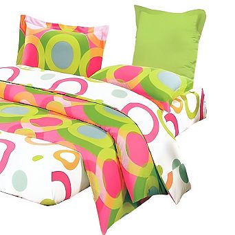 Full Size Sheet Set 4 pc Cotton Fitted Sheet Flat Sheet 2 Pillowcases