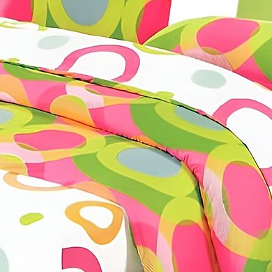 Full Size Sheet Set 4 Piece Cotton Fitted Sheet Flat Sheet 2 Pillowcases