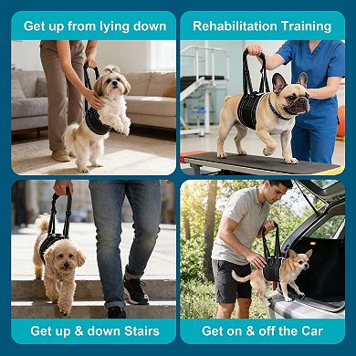 Dog Sling Adjustable Dog Lift Harness for Rear Leg