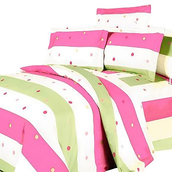 All in One Bed in a Bag Comforter Set with Duvet Cover Sheet Shams for Bedroom Update